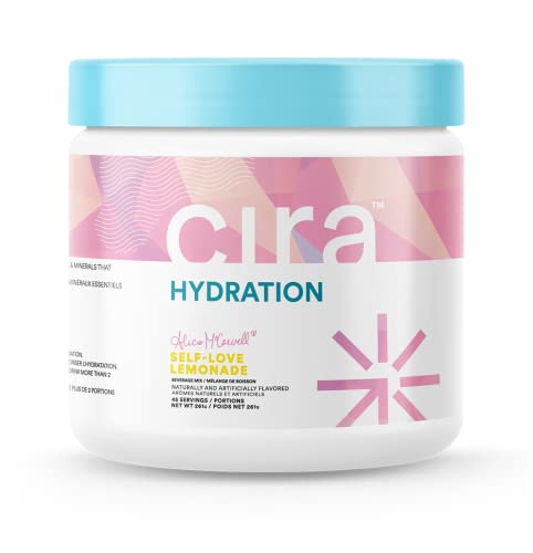 Cira Hydration Electrolyte Powder For Women (45 Servings) X Alicia Mccarvell's Electrolyte Drink Mix With Himalayan Salt For Dehydration Relief And Morning Recovery - Self Love Lemonade #TOP4