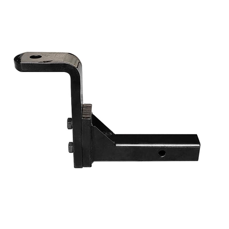 Support d‘Attelage Réglable en Hauteur avec Fixation 5 Troux et Boule de 50mm – Capacité de Charge 4000kg pour Remorques, Camping-Cars, Fourgons Aménagés et Caravanes