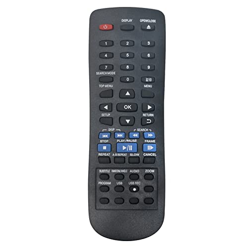 VINABTY Replaced Remote N2QAYA000015 Fit for Panasonic DVD CD Player DVD-S48 DVD-S700 DVD-S68 DVD-S500EP-K DVD-S500 DVD-S485