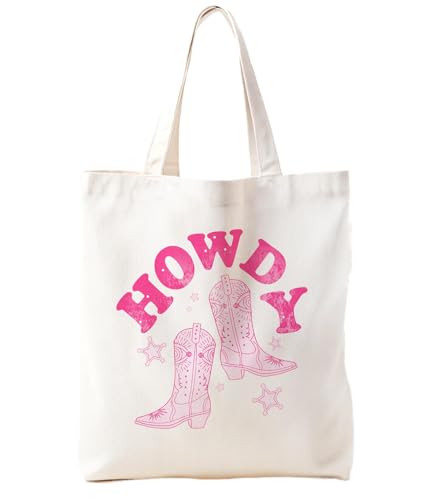 Cowgirl Western Tote Bag For Women, Cute Tote Bags, Cowgirl Accessories for Women, Western Gift