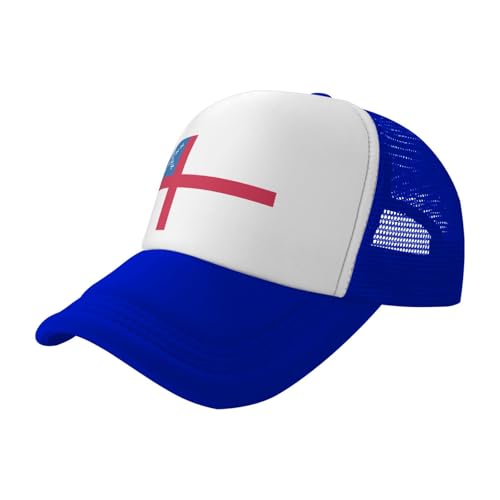 Episcopal Church Flag Trucker Hat Snapback Mesh Baseball Cap Unisex