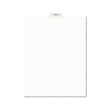 Avery Preprinted Legal Bottom Tab Dividers, Exhibit H, Letter, 25/Pack