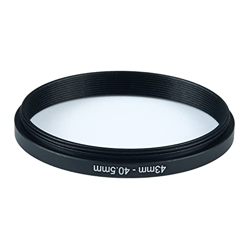 Image of 43mm to 40.5mm Step-Down Ring Filter Adapter for All Brands UV ND CPL Metal Ring Step-Down Rings Adapter Filter (43mm-40.5mm)