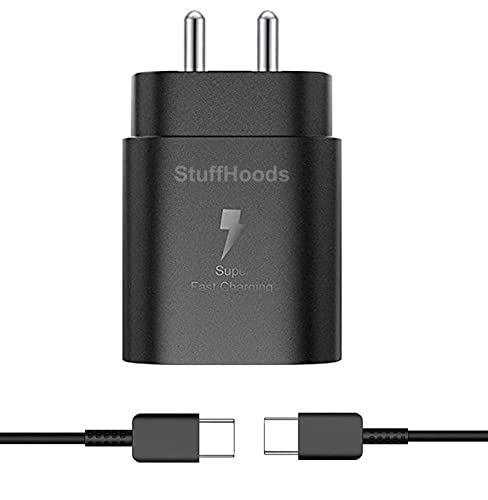 Image of 45W Fast Type-C Charger For Xiaomi Redmi Note 11T Pro+, Xiaomi Redmi Note 11 T Pro Plus Charger Original Adapter Like Wall Charger | Mobile Charger | Fast Charger | Android USB Charger With 1 Meter USB Type C To Type-C Charging Data Cable (45 WATT, KT2, Black)
