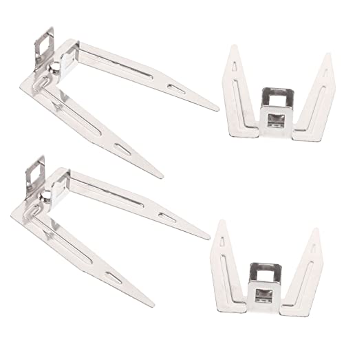 ABOOFAN 4pcs Stainless Steel Rotisserie Forks for Air Fryer/oven Rotisserie Meat Carving Forks