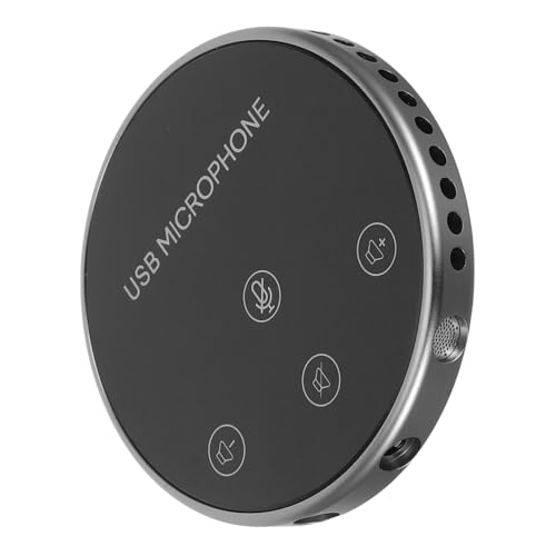 Angoily USB Microphone for Laptop Directional Audio Pickup Lightweight Portable Design for Streaming Meetings Gaming and Recording Versatile Desktop Microphone for Sound