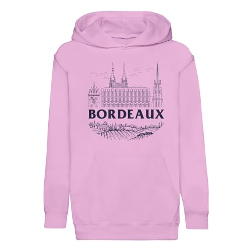Sweat bordeaux enfant résistant et confortable pour l'école