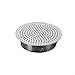 304 Stainless Steel Floor Drain for PVC Pipe – Hollow Roof Drain Grate, Balcony Drain Cover & Garden Floor Drain Cap, Outdoor Drain Pipe Adapter, 40–200(125 Tubes)