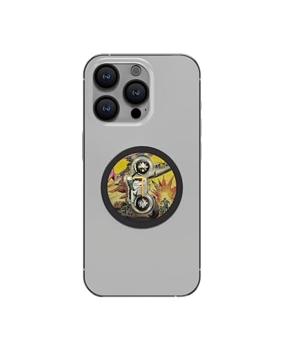 Image of DailyObjects Black Hawk Moto Compatible with Magsafe Phone Grip