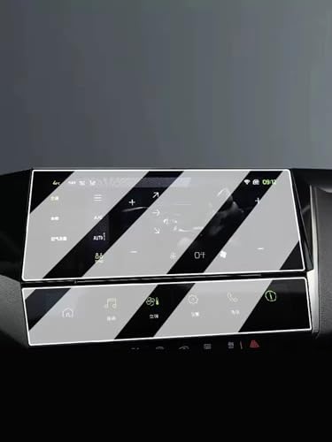 Verre trempé premium pour 2 écrans centraux de navigation GPS 10 pouces Peugeot 408 308 SW