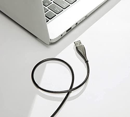 CGCWW USB Type C Cables 3Pack (3/6/6FT), USB A to USB C Cables, Metal Braided Cable Cord Data Transfer Cable with Multi Charging Compatible with Most Type C Devices - Thumbnail 6
