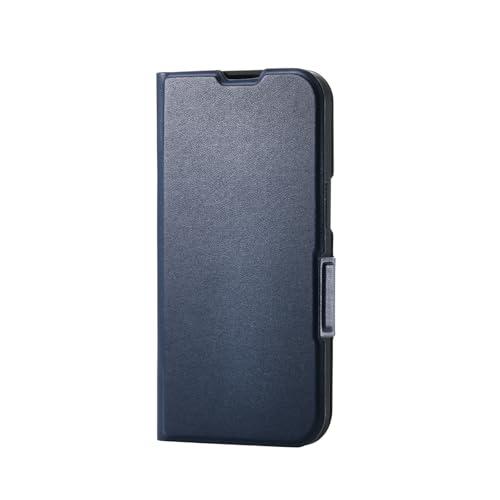 �G���R�� iPhone 16e �P�[�X �蒠�^ �}�O�l�b�g�� ���U�[ �ϏՌ� �Ռ��z�� �y�� ���^ �J�[�h���[ �X�^���h�@�\ ���C�����X�[�d�Ή� �l�C�r�[ PM-A25SPLFUNV