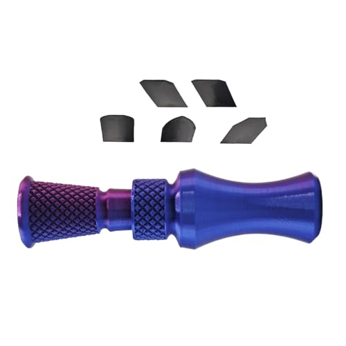 Llamador de Patos,Reclamo De Caza Exterior Impreso En 3D - Pito con 5 Chips de Sonido Reemplazables para Captura de Juego al Aire Libre