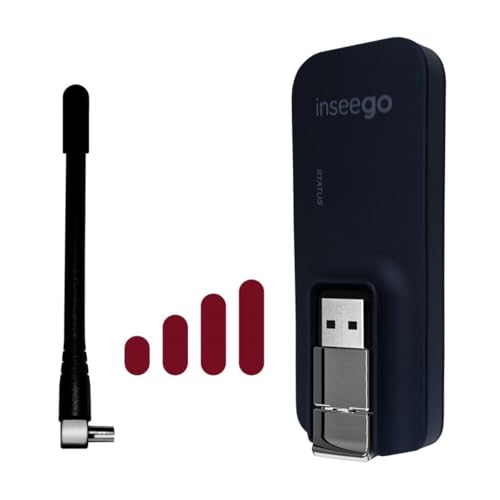 Inseego USB8 4G LTE Global USB Modem | 4G LTE-A, HSPA+/UMTS | CAT 18 | Fastest COMMERCIALLY Available USB Modem in The U.S.