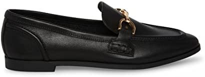 Steve Madden Women's Carrine Loafer, Black Leather, 6 | Image 3