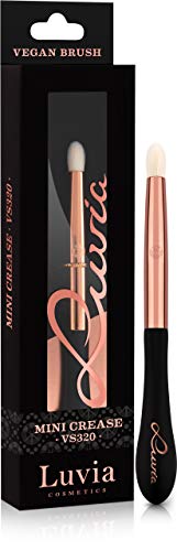 Preisvergleich Produktbild Luvia Lidschattenpinsel Spitz Zulaufend - Vegan Signature Mini Crease VS320 Blender Brush Schwarz / Rosegold