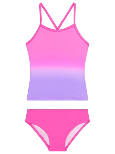 Image of Kanu Surf Girls' Melanie Beach Sport 2-Piece UPF 50+ Banded Tankini