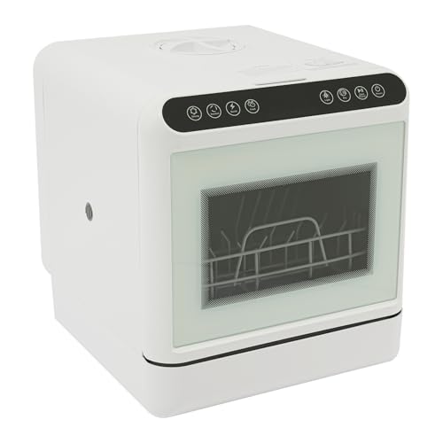 HUOMMGS Lavastoviglie da tavolo 1100 W Mini lavastoviglie per 6