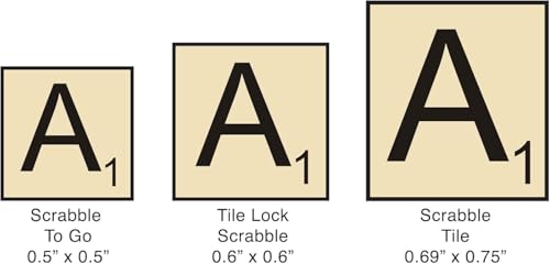 Tile Lock Scrabble juego de mesa para 2 a 4 jugadores miniatura 6