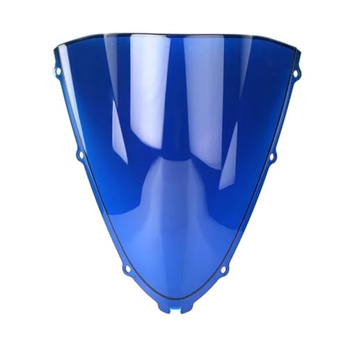 Motorrad Windschutzscheibe Windschutzscheibe Windabweiser Schutz Für Kawasaki Für Ninja Für ZX14R Für ZX-14 Für ZZR1400 Wind Shield Screen Windschild Windabweiser Windschutz(BLAU)