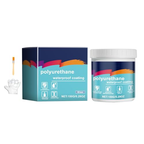 Cuello de poliuretano antipermiso resistente al agua | Agente invisible con cepillo y guantes | Sellador súper fuerte Chole para techo, baño, casa, grietas, hacer reparaciones
