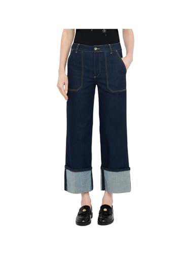 Colore: Blu Liu Jo Jeans Donna Dark Blue - Blu Pant.Straight Pockets H.W. - 28