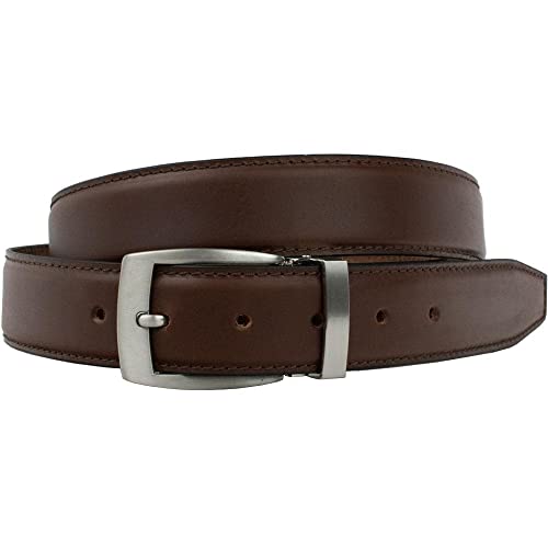 Dress Belt - Top Grain Leather Belt with Certified Nickel Free Buckle4