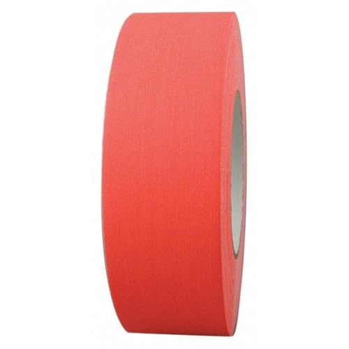 Image of Polyken 510 Rubber Premium Grade Gaffer's Tape, 45m Length x 48mm Width, Neon Orange
