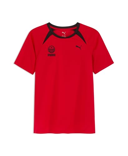 Puma Boys' Short Sleeve Interlock Mesh Soccer T-Shirt