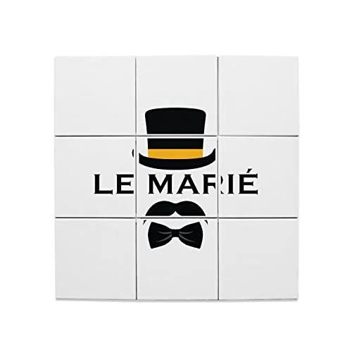 Carreaux céramique 20x20cm marié smoking pour rénover un mur avec style
