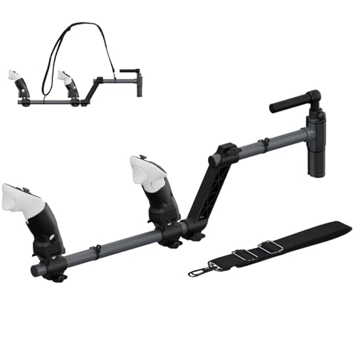  Culata Rifle VR Meta Quest 3 3S Magnética Empuñadura Accesorio Controlador Negro