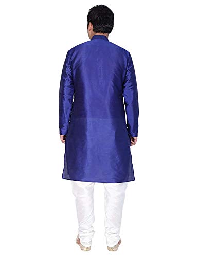 Image of Silk Blend Men's Kurta Pyjama Set /Kurta Pajama for Men