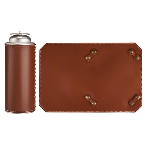 クッキングマット、クックトッププロテクターマット、レザーストーブベース、PUレザー調理台プロテクター、ストーブマット、ポータブル滑り止めストーブベース、キャンプストーブ機器マット、ハイキングストーブ機器、キャンプストーブアクセサリー