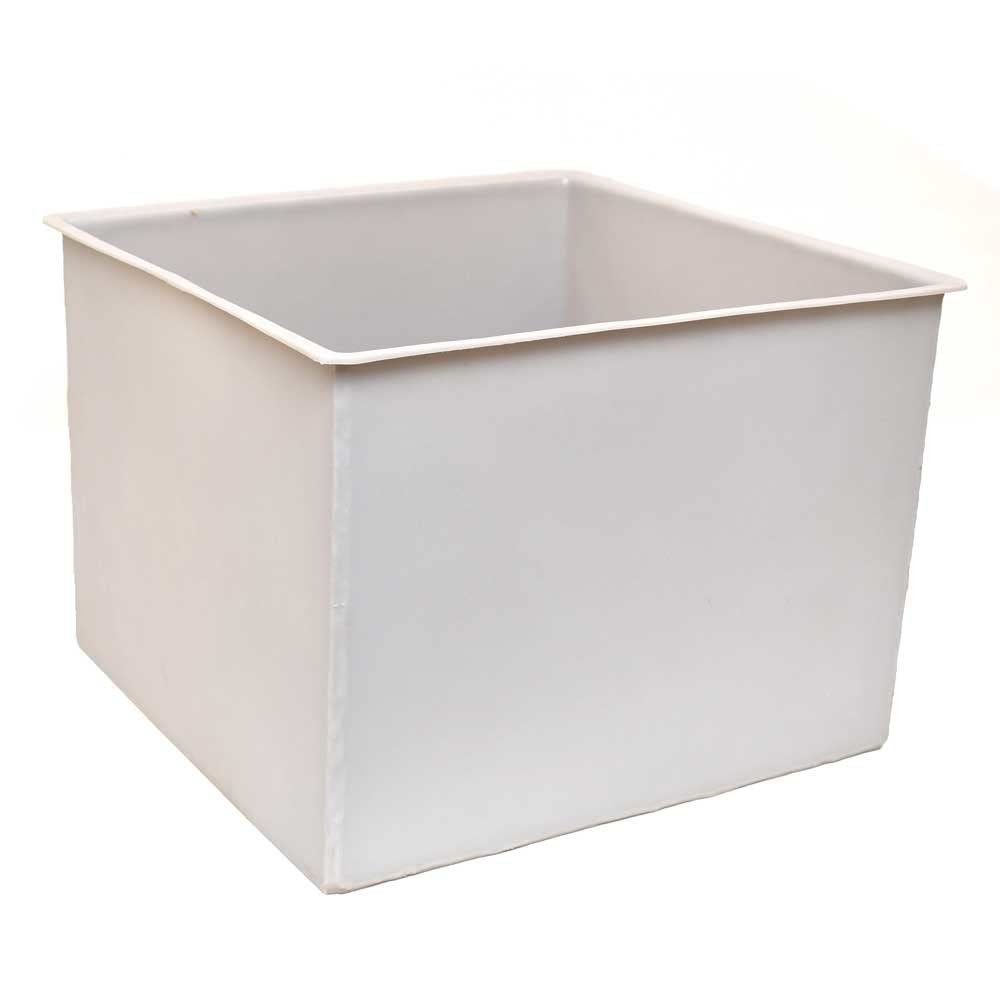 Marine Boat Livewell Tank | 18 Gallon 21 1/4 x 20 1/4 Inch Gray Poly