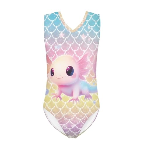 Image of INSTANTARTS Leopard Leotard Girl Gymnastics Toddler Tank Biketards One Piece