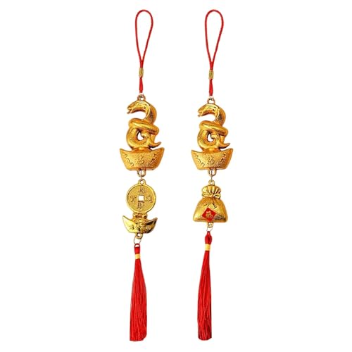 Serpiente Charm Lucky, Decoraciones de Serpientes para el año Nuevo Chino | Colgantes realistas: Decoraciones Divertidas de año Nuevo Chino, Nougat Nappe para Sala de Estar,