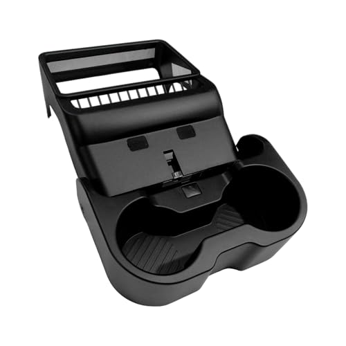Portavasos trasero para Tesla Model Y y Model 3, negro miniatura 2