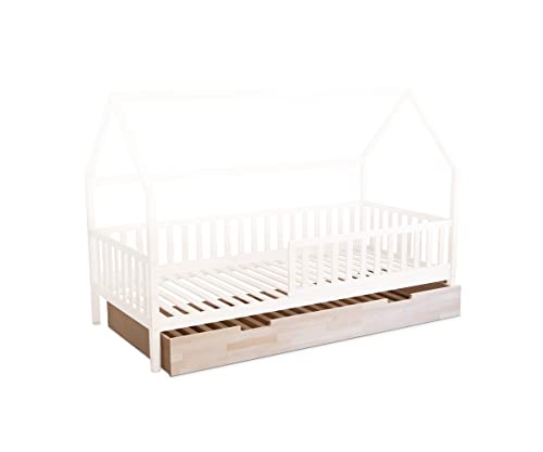 Ehrenkind® Hausbett Buche | Kinderbett mit Rausfallschutz |...