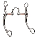 FES Competition Ball Jointed Correction | for Advanced Level Horses | Pinchless Design | Enhances Salivation | Medium Port Swivel | Ideal for Western Horses