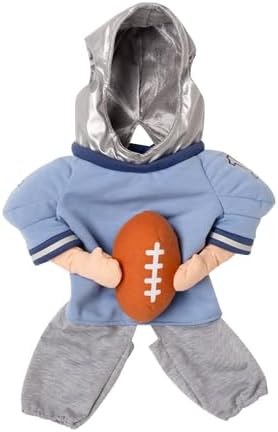 Show and Tail Ready Set Fetch American Football Dog Costume for Halloween Christmas and Party wear Costume - Medium
