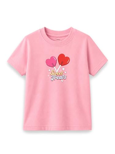 Image of Kidbea Bamboo Kids T-Shirt Ultra-Soft Premium Half Sleeve Graphic Tee for Girls, Casual Summer Wear for Toddlers & Kids