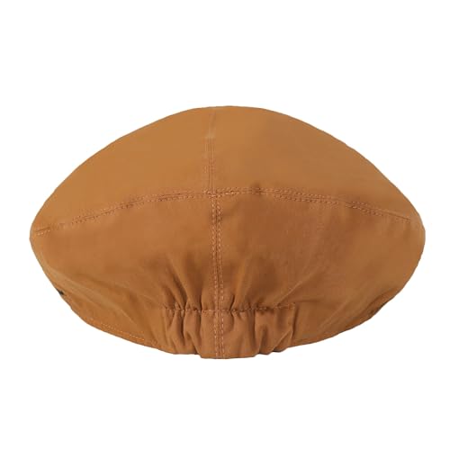 Image of ZLYC Men Cotton Flat Cap Summer Scally Ivy Gatsby Newsboy Beret Driver Cabbie Hunting Hat