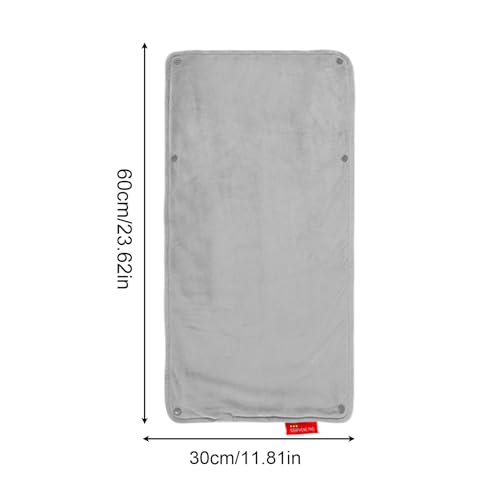 FmtwPhn Elektrisches Heizkissen, wasserdicht, beheiztes Wärmekissen, 58,4 x 27,9 cm, wiederaufladbar, wasserdicht, Matte für Kätzchen, Männer, Innen, Katzen, Haustiere, Welpen, kleine Hunde, Frauen