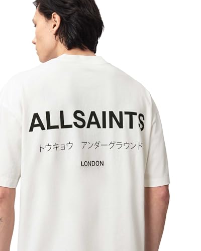 Image of AllSaints Men's Underground Oversized Short Sleeve Crew Neck Shirt