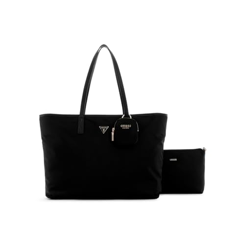 Questo grande GUESS shopper borsa sarà un fedele compagno per te nella vita di tutti i giorni. Con il suo design semplice ed elegante, il borsa è l'aggiunta perfetta a qualsiasi outfit. L'ampio scomparto principale e le due borsa aggiuntive per gli utensili convincono su tutta la linea. Dimensioni: 50 x 31 x 14 cm