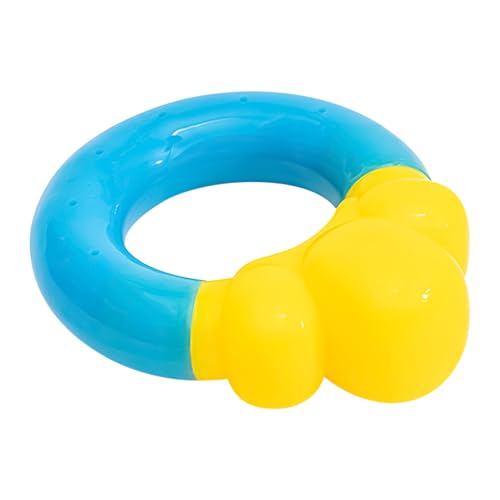 yakermur Hunde-Pool-Spielzeug | Donut-Welpen-Wasserspielzeug – Haustierpflege-Zubehör, interaktives Poolspiel zum Kauen, Schwimmen, Training, Apportieren bei heißem Wetter, Langeweile, Outdoor
