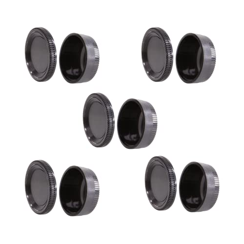Tapa para cuerpo de cámara y tapa trasera para lente compatible con Nikon D7500, D750, D3400, D3300, D3200, D5500, D5300, D5200, D5100, D5000, D7200, D7100, D7000, D610, D600, D60, D70, D80, D90, D500, D4s, D4, D810, D800, Z6III miniatura 1