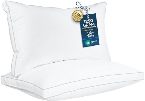 Utopia Bedding Bed Pillows for Sleeping King Size (White), Set of...