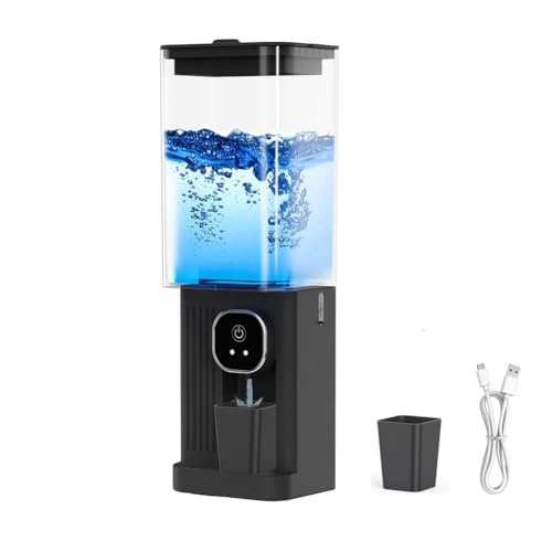 Jrifedptry Dispenser automatico di collutorio per bagno, organizer da 671 g e accessori per la conservazione per dispenser di collutorio