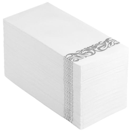 Servilletas de papel plata de 25 unidades para fiestas y banquetes